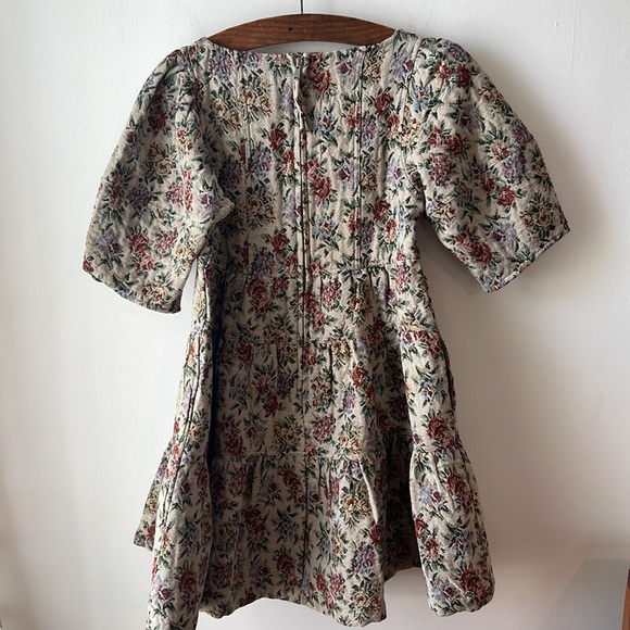 Sofie the Label Tapestry Puff Sleeve Babydoll Style Mini Dress. Size Small. - Picture 7 of 14